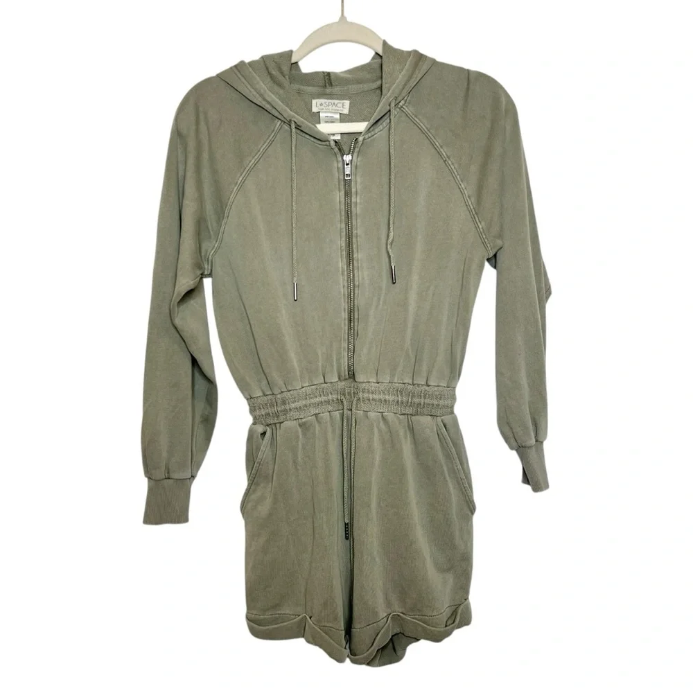 L*SPACE Stay Cool‎ Hooded Romper. Size XS